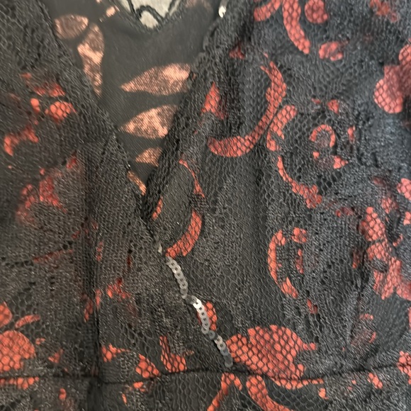 Vintage BEBE lace Dress - Picture 3 of 5